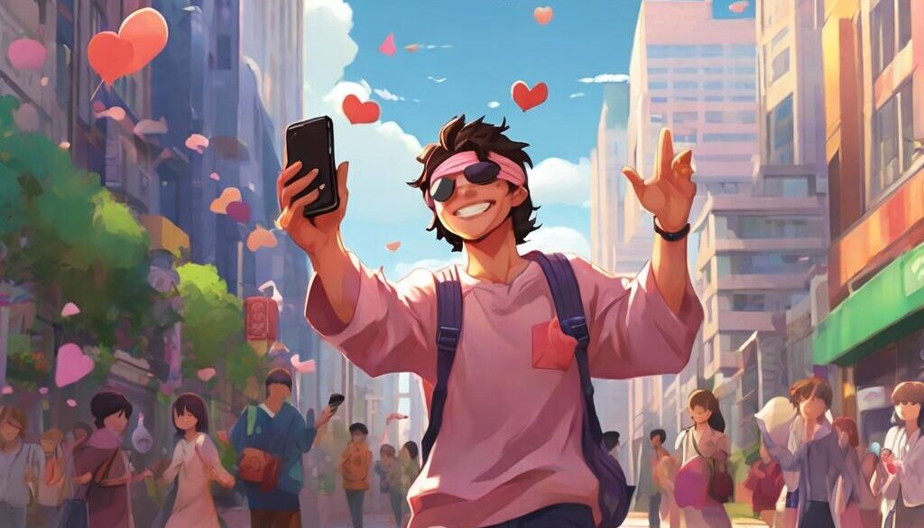 Dating in your 20s, a millennial's dating advice. a young man having fun and holding a phone